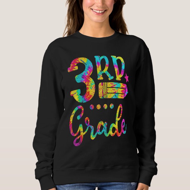 Gefärbte Krawatte Sweatshirt (Vorderseite)