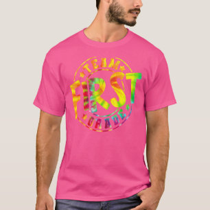 Gefärbte Krawatte-Team Erster Klasse Lehrer T-Shirt