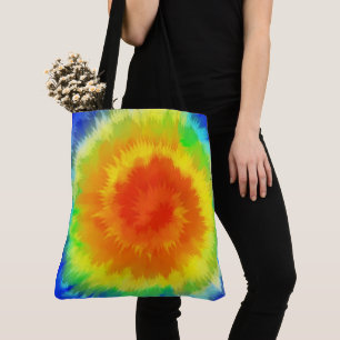 Gefärbte Krawatte Tote Bag