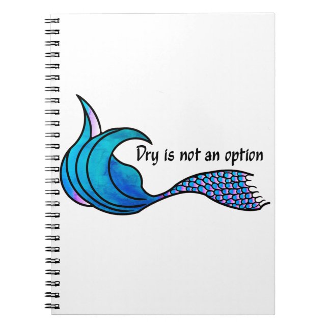 Gefärbte Krawatte - Trockenheit ist keine Option Notizblock (Vorderseite)