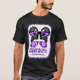 Gefärbte Krawatte Überdosierung Awareness Messy Ha T-Shirt