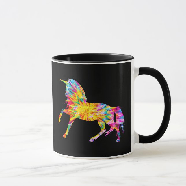 GEFÄRBTE KRAWATTE UNICORN TASSE (Rechts)