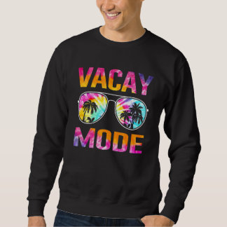 Gefärbte Krawatte Urlaub Familienurlaub Sommersonn Sweatshirt
