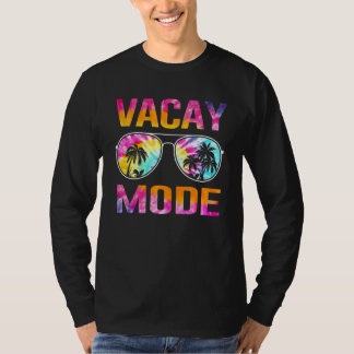 Gefärbte Krawatte Urlaub Familienurlaub Sommersonn T-Shirt