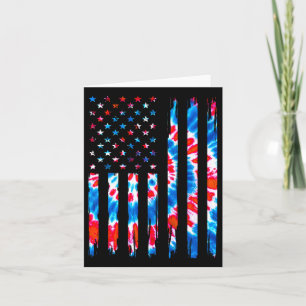 Gefärbte Krawatte USA Flag Männer Frauen Kinder am Karte