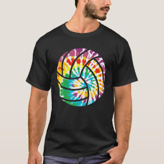Gefärbte Krawatte Volleyball Funny Sport Liebhaber T-Shirt