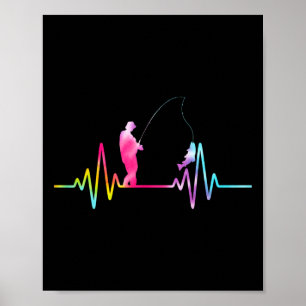 Gefärbte Krawatte von Bachforelle Poster
