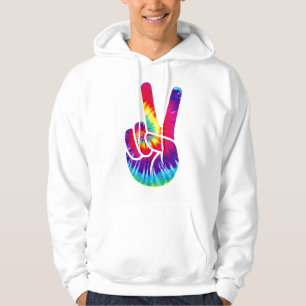 Gefärbte Krawatte-Zeichen-Zeichen Hoodie