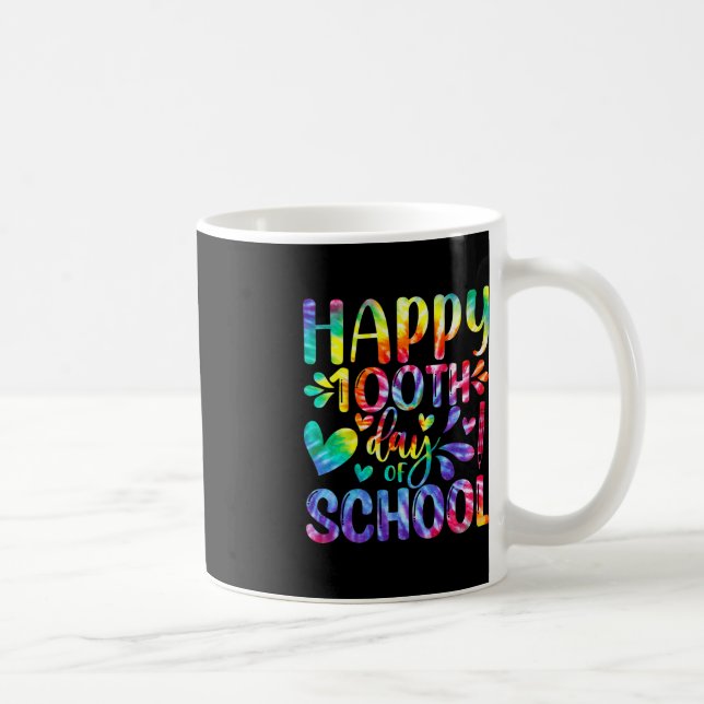 Gefärbte Krawatte zum 100. Schullehrertag Kaffeetasse (Rechts)