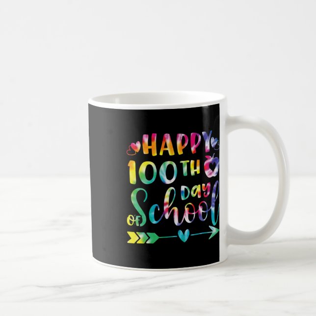 Gefärbte Krawatte zum 100. Schullehrertag Kaffeetasse (Rechts)