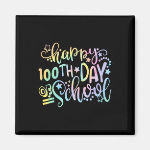 Gefärbte Krawatte zum 100. Schullehrertag Magnet