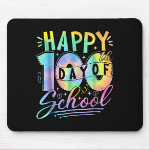 Gefärbte Krawatte zum 100. Schullehrertag Mousepad