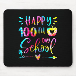 Gefärbte Krawatte zum 100. Schullehrertag Mousepad