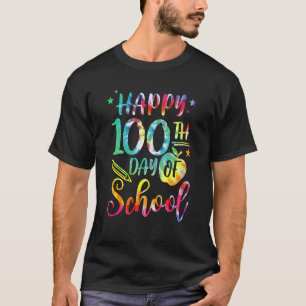 Gefärbte Krawatte zum 100. Schullehrertag T-Shirt