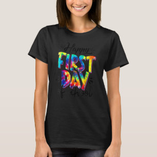 Gefärbte Krawatte zum ersten Schultag T-Shirt