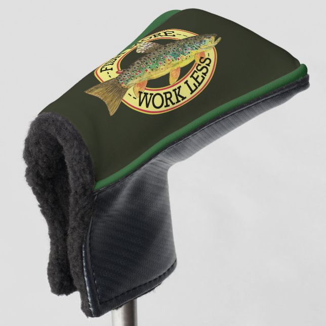 Gefasste Worte für einen Fischer Golf Headcover (3/4 Vorderseite)