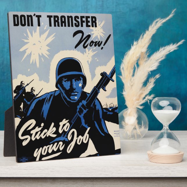 Gefechtsfeldangriff amerikanischer Krieger Fotoplatte (Seite)