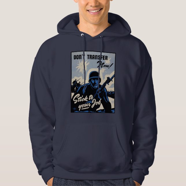 Gefechtsfeldangriff amerikanischer Krieger Hoodie (Vorderseite)