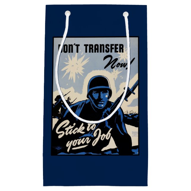 Gefechtsfeldangriff amerikanischer Krieger Kleine Geschenktüte (Vorderseite)