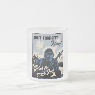 Gefechtsfeldangriff amerikanischer Krieger Mattglastasse