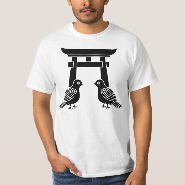 Gefechtstauben und Torii T-Shirt (Vorderseite)