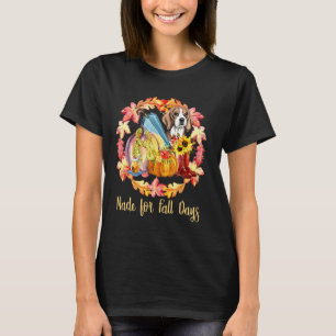 Gefertigt für Herbsttage Bauernpumpen und Niedlich T-Shirt