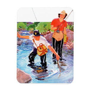 Geflecht eines Fisches durch R.J. Cavaliere Magnet