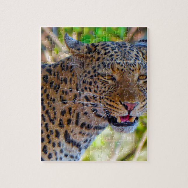 Gefleckter Leopard Puzzle (Vertikal)