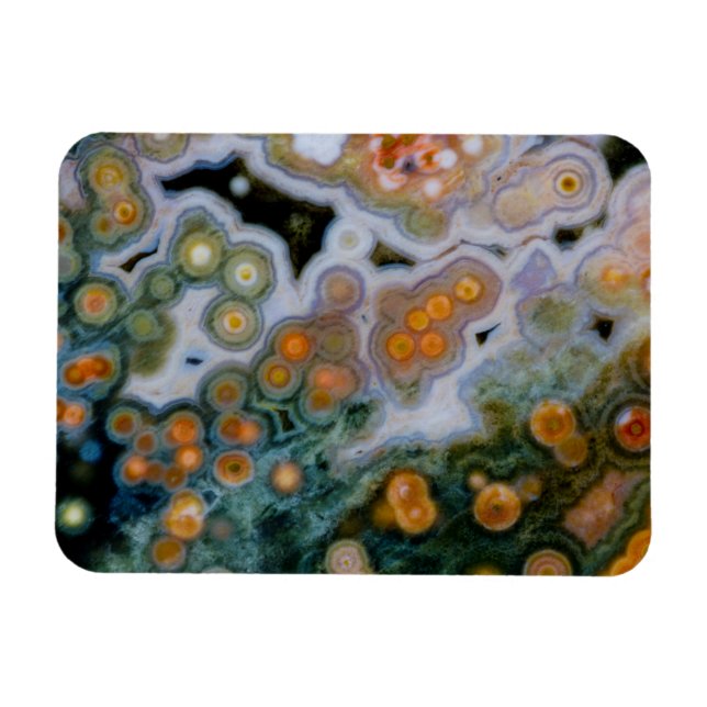 Gefleckter Ozean-Jasper Magnet (Horizontal)