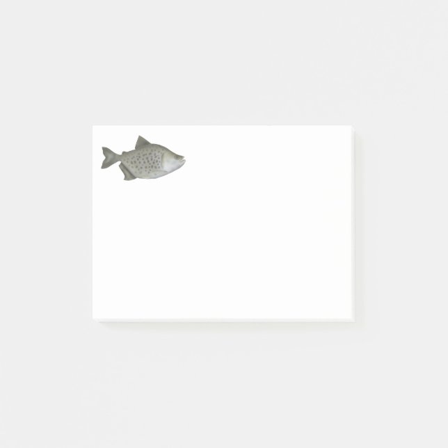 Gefleckter Piranha Post-it Klebezettel (Vorderseite)