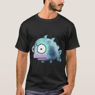 Gefleckter skeptischer Fisch T-Shirt