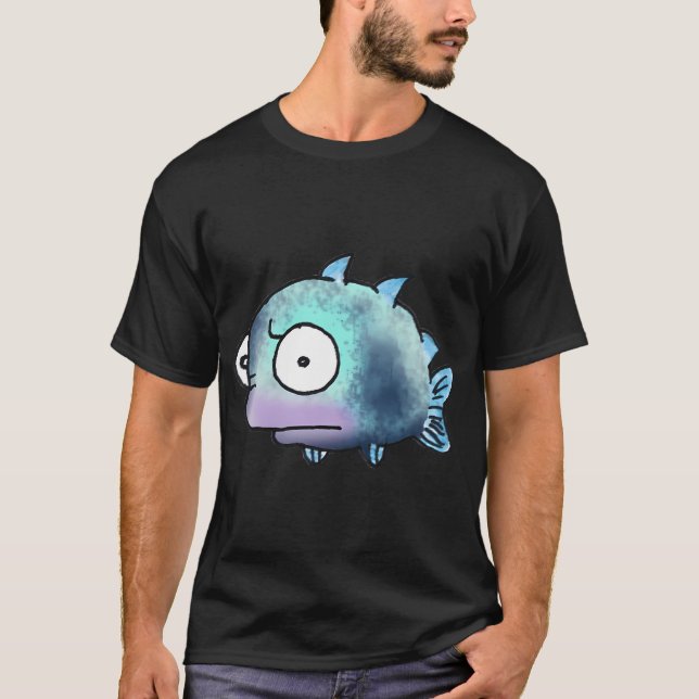 Gefleckter skeptischer Fisch T-Shirt (Vorderseite)