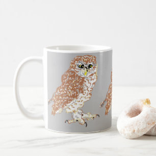 Gefleckter Waldohreulen-Becher Tasse