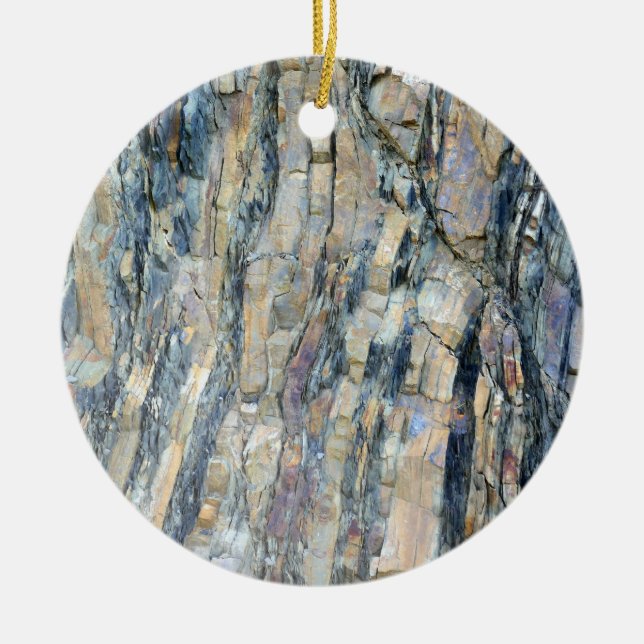 Geflochtener Felsen im Olympischen Nationalpark Keramik Ornament (Vorne)