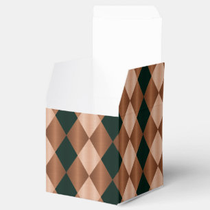Geflochtenes Harlequin,Braunschwarz-GASTGESCHENK-B Geschenkschachtel