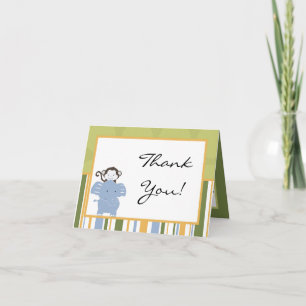 Geflossen Dankeschön Card Safari Freunde Dankeskarte