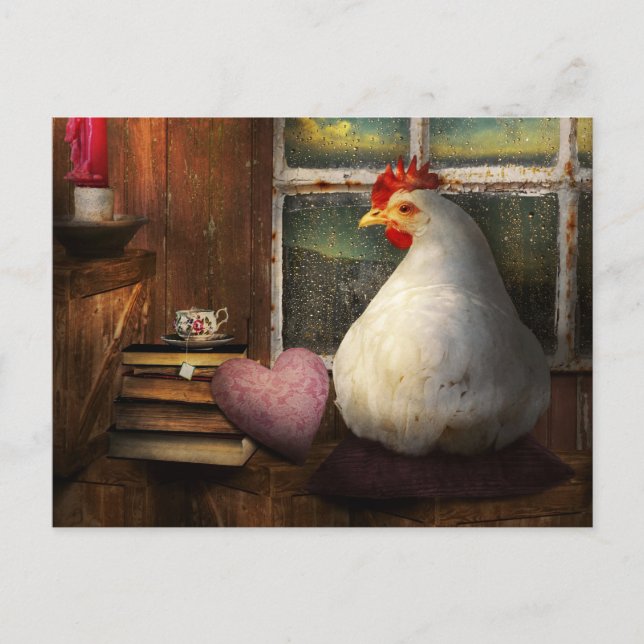 Gefluegelwetter - aufgefangen postkarte (Vorderseite)