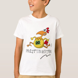 Geflügel im Bewegungs-T - Shirt