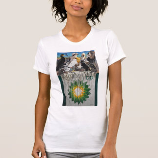 Geflügel-Sprachöl-Desaster-Kunst T-Shirt