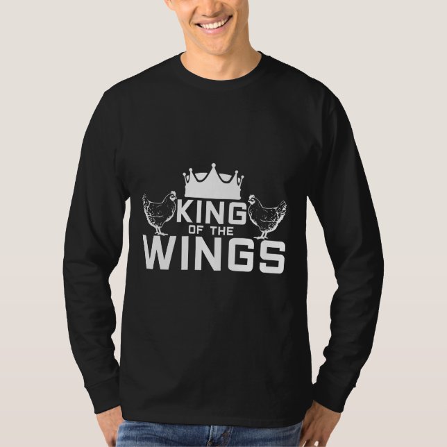 Geflügel Wing Chicken King Meat T-Shirt (Vorderseite)