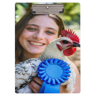 Geflügelschau Geflügel Foto Anpassen Klemmbrett