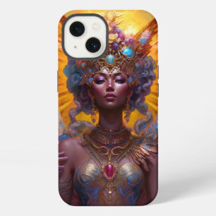 Geflügelte Göttin Fantasy-Kunst iPhone 13 Hülle
