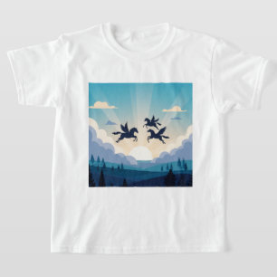 Geflügelte Pferde T-Shirt