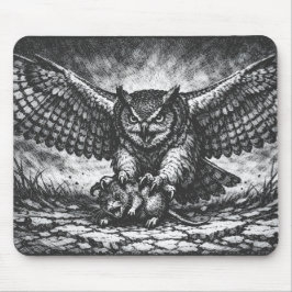 Geflügelter Eulen-Sentinel von BurnsInHell Mousepad