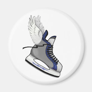 geflügelter Skate Magnet