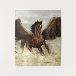 Geflügeltes Pegasus Wandteppich