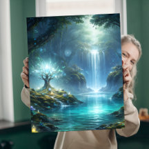 Geflüster der verzauberten Wasserfälle