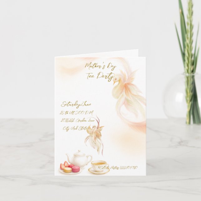 Gefolgte Urlaubseinladung Einladung (Vorderseite)