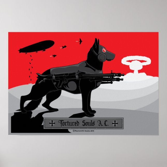 "Gefolterte Soule A.C." GSD Poster (Vorne)