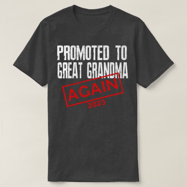 Gefördert nach Großgroßmutter wieder Ostpregnanc 2 T-Shirt (Design vorne)